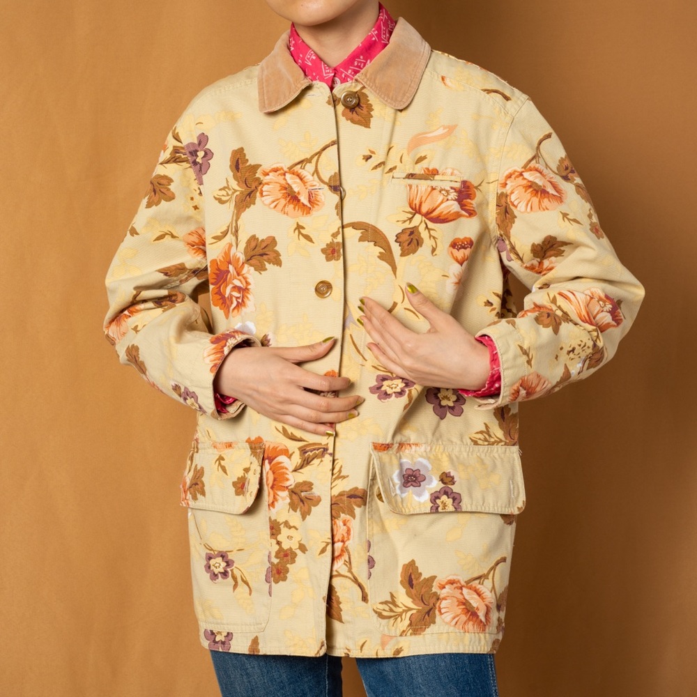 Vintage floral print jacket